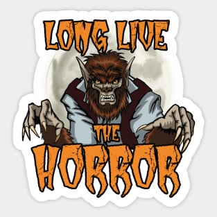 Long Live the Horror - Werewolf Sticker